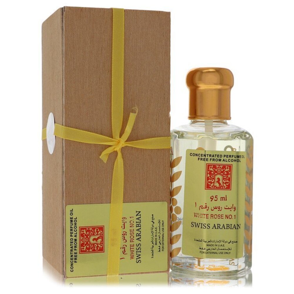 White Rose No 1 by Swiss Arabian Concentrated Perfume Oil Free From Alcohol (Uni